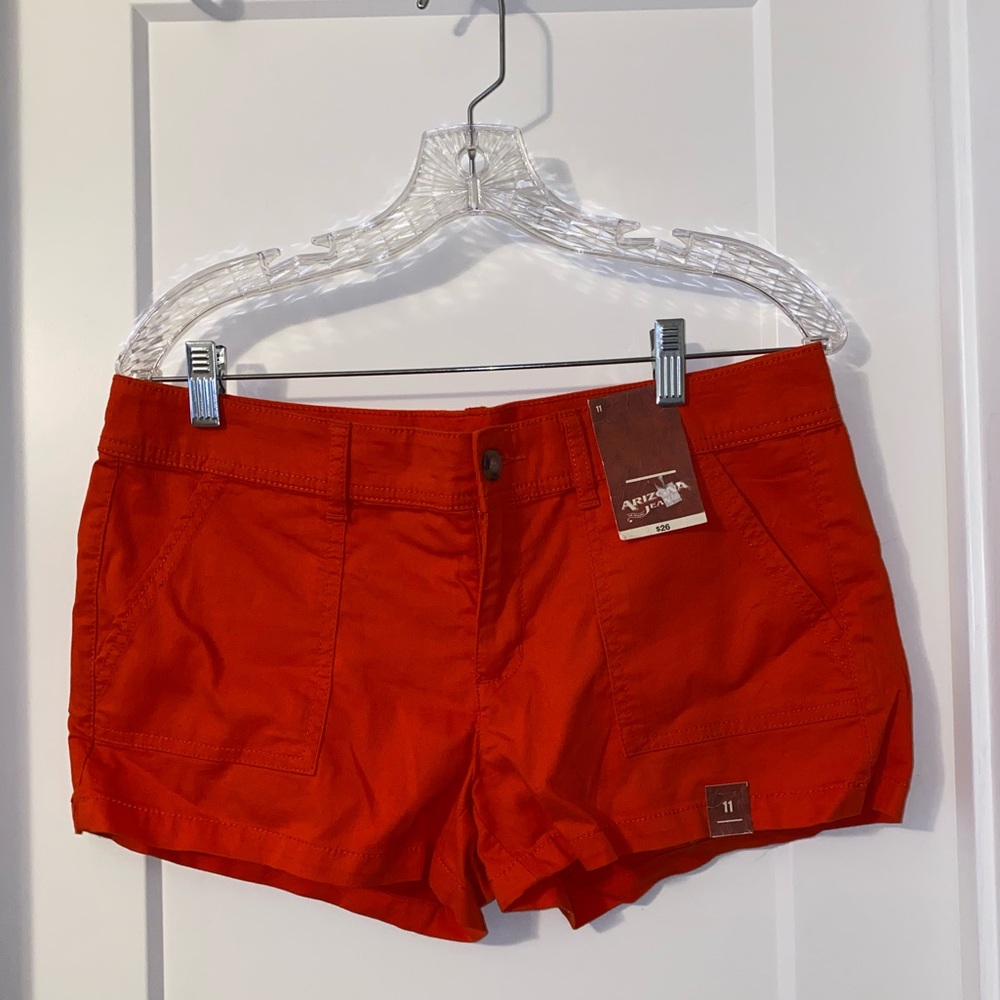 NWT Orange Arizona Jeans Shorts
